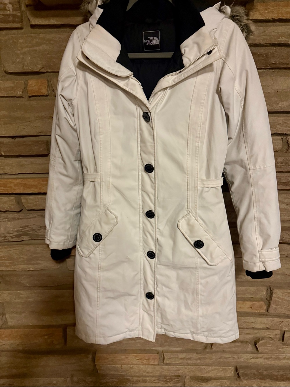 The North Face Women’s White Insulated Parka